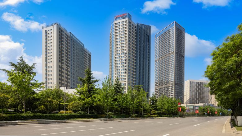 <b>Hampton by Hilton Sanqiao Subway Station Exterior</b>. Images powered by <a href="https://www.leonardoworldwide.com/" title="Leonardo Worldwide" target="_blank">Leonardo</a>.