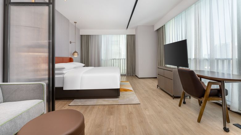 <b>Home2 Stes by Hilton Science & Tech Park Room</b>. Images powered by <a href="https://www.leonardoworldwide.com/" title="Leonardo Worldwide" target="_blank">Leonardo</a>.
