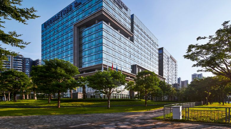 DoubleTree by Hilton Shenzhen Airport Re Exterior. Images powered by <a href="https://www.leonardoworldwide.com" target="_blank" rel="noopener">Leonardo</a>.