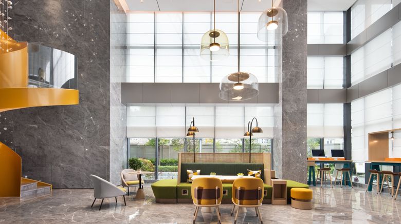 <b>Home2 Suites by Hilton Wuhan Xudong Lobby</b>. Images powered by <a href="https://www.leonardoworldwide.com/" title="Leonardo Worldwide" target="_blank">Leonardo</a>.