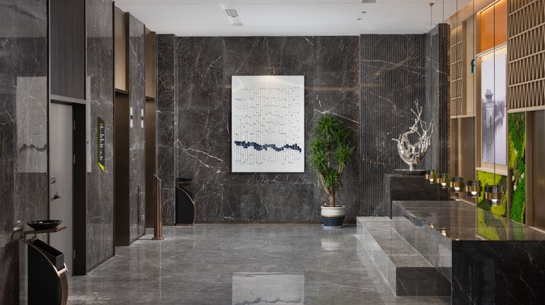 <b>Home2 Suites by Hilton Liaocheng Linqing Lobby</b>. Images powered by <a href="https://www.leonardoworldwide.com/" title="Leonardo Worldwide" target="_blank">Leonardo</a>.