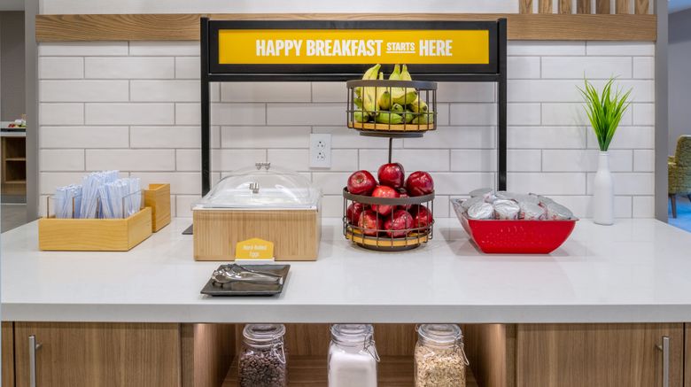 <b>Hampton Inn by Hilton St Louis Airport Restaurant</b>. Images powered by <a href="https://www.leonardoworldwide.com/" title="Leonardo Worldwide" target="_blank">Leonardo</a>.