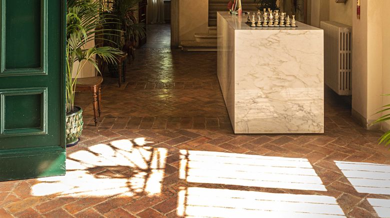 <b>Hotel Certosa di Maggiano Lobby</b>. Images powered by <a href="https://www.leonardoworldwide.com/" title="Leonardo Worldwide" target="_blank">Leonardo</a>.