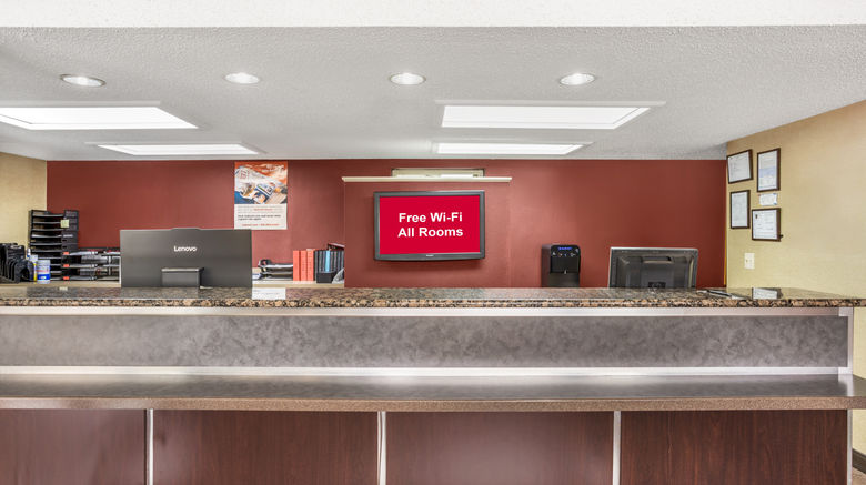 <b>Red Roof Inn Tinton Falls - Jersey Shore Lobby</b>. Images powered by <a href="https://www.leonardoworldwide.com/" title="Leonardo Worldwide" target="_blank">Leonardo</a>.