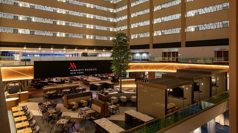 <b>New York Marriott Marquis Restaurant</b>. Images powered by <a href="https://www.leonardoworldwide.com/" title="Leonardo Worldwide" target="_blank">Leonardo</a>.