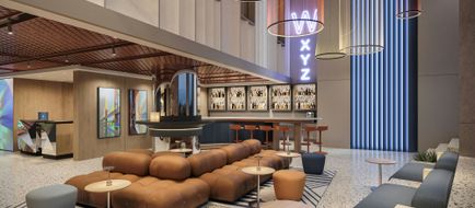 Aloft Istanbul Karakoy Lobby
