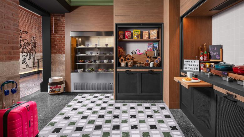 <b>Moxy Istanbul Beyoglu Restaurant</b>. Images powered by <a href="https://www.leonardoworldwide.com/" title="Leonardo Worldwide" target="_blank">Leonardo</a>.