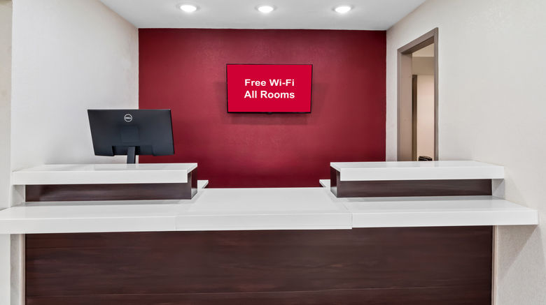 <b>Red Roof Inn Del Rio Lobby</b>. Images powered by <a href="https://www.leonardoworldwide.com/" title="Leonardo Worldwide" target="_blank">Leonardo</a>.