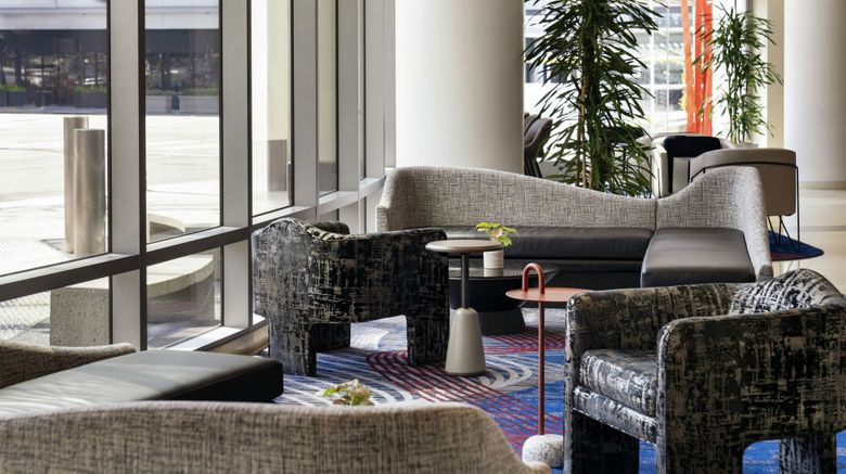 <b>Courtyard Los Angeles L.A. LIVE Lobby</b>. Images powered by <a href="https://www.leonardoworldwide.com/" title="Leonardo Worldwide" target="_blank">Leonardo</a>.