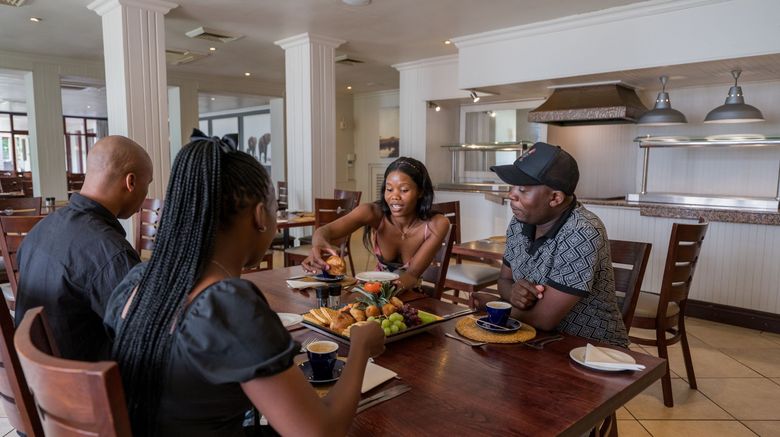 <b>ANEW Hotel Hluhluwe Restaurant</b>. Images powered by <a href="https://www.leonardoworldwide.com/" title="Leonardo Worldwide" target="_blank">Leonardo</a>.