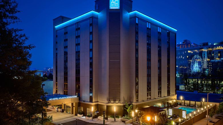 <b>AC Hotel by Marriott Atlanta Downtown Exterior</b>. Images powered by <a href="https://www.leonardoworldwide.com/" title="Leonardo Worldwide" target="_blank">Leonardo</a>.