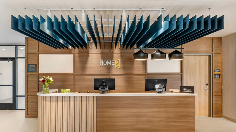 <b>Home2 Four Corners Lobby</b>. Images powered by <a href="https://www.leonardoworldwide.com/" title="Leonardo Worldwide" target="_blank">Leonardo</a>.