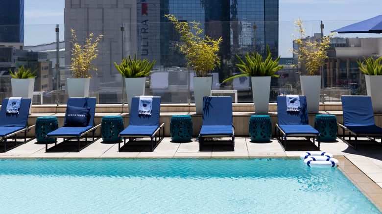 <b>Hotel Indigo Los Angeles Downtown Pool</b>. Images powered by <a href="https://www.leonardoworldwide.com/" title="Leonardo Worldwide" target="_blank">Leonardo</a>.
