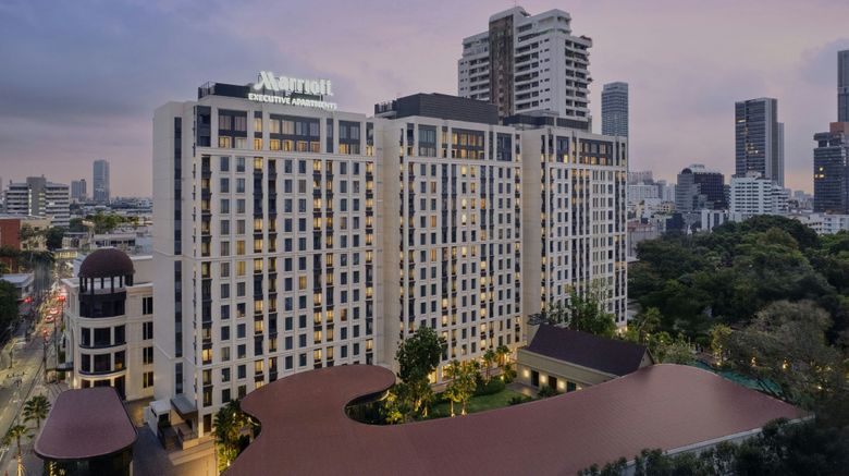 <b>Marriott Executive Apartments, Bangkok Exterior</b>. Images powered by <a href="https://www.leonardoworldwide.com/" title="Leonardo Worldwide" target="_blank">Leonardo</a>.