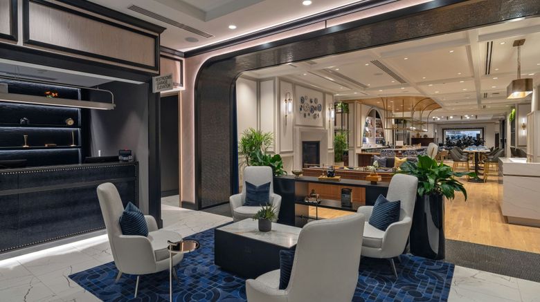 <b>Hotel Vanguard Ann Arbor Autograph Lobby</b>. Images powered by <a href="https://www.leonardoworldwide.com/" title="Leonardo Worldwide" target="_blank">Leonardo</a>.