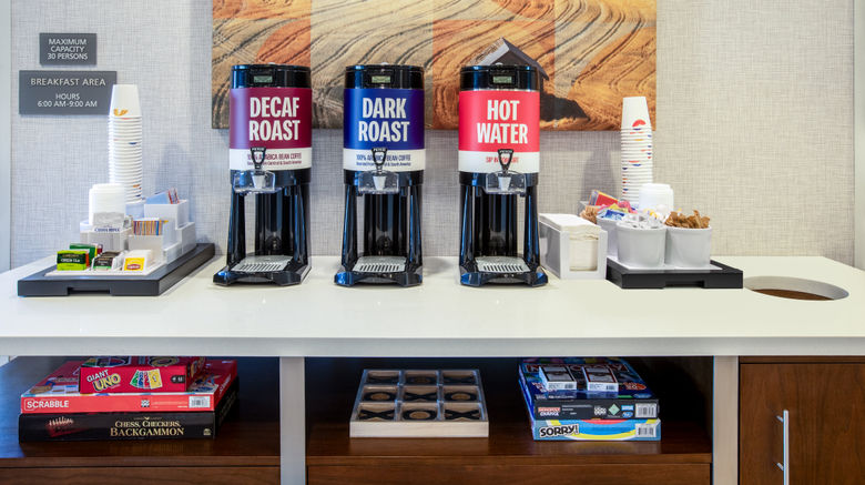 <b>Hampton inn and Suites La Grand Restaurant</b>. Images powered by <a href="https://www.leonardoworldwide.com/" title="Leonardo Worldwide" target="_blank">Leonardo</a>.