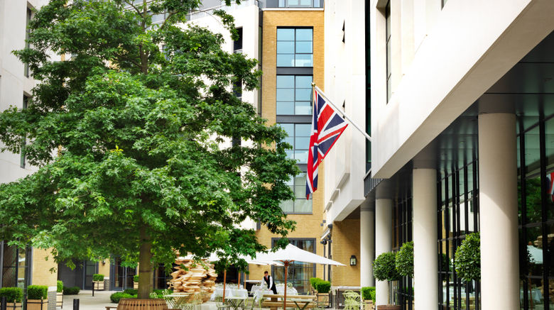 <b>Ham Yard Hotel Exterior</b>. Images powered by <a href="https://www.leonardoworldwide.com/" title="Leonardo Worldwide" target="_blank">Leonardo</a>.