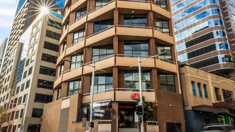 Metro Apartments on Darling Harbour Exterior. Images powered by <a href="https://www.leonardoworldwide.com" target="_blank" rel="noopener">Leonardo</a>.