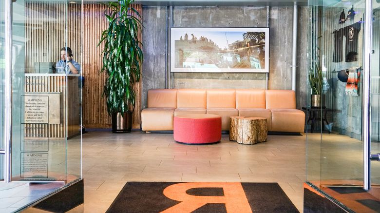 <b>Hotel Erwin Venice Beach Lobby</b>. Images powered by <a href="https://www.leonardoworldwide.com/" title="Leonardo Worldwide" target="_blank">Leonardo</a>.