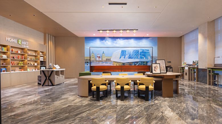 <b>Home2 Suites Harbin Qunli Lobby</b>. Images powered by <a href="https://www.leonardoworldwide.com/" title="Leonardo Worldwide" target="_blank">Leonardo</a>.