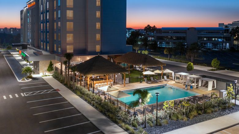 <b>Hilton Garden Inn Cape Canaveral Exterior</b>. Images powered by <a href="https://www.leonardoworldwide.com/" title="Leonardo Worldwide" target="_blank">Leonardo</a>.
