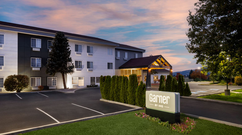 <b>Garner Hotel Liberty Lake Exterior</b>. Images powered by <a href="https://www.leonardoworldwide.com/" title="Leonardo Worldwide" target="_blank">Leonardo</a>.