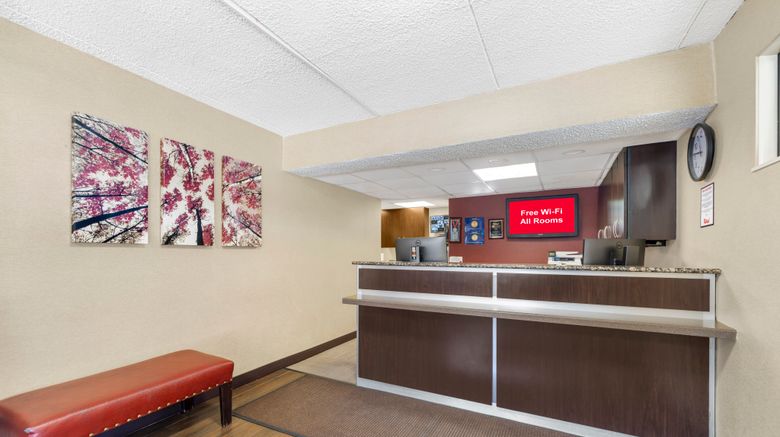 <b>Red Roof Inn Buffalo - Niagara Airport Lobby</b>. Images powered by <a href="https://www.leonardoworldwide.com/" title="Leonardo Worldwide" target="_blank">Leonardo</a>.