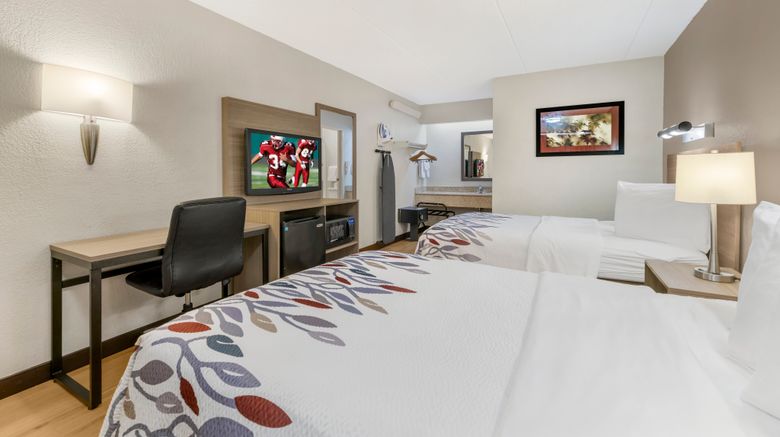 <b>Red Roof Inn Buffalo - Niagara Airport Room</b>. Images powered by <a href="https://www.leonardoworldwide.com/" title="Leonardo Worldwide" target="_blank">Leonardo</a>.