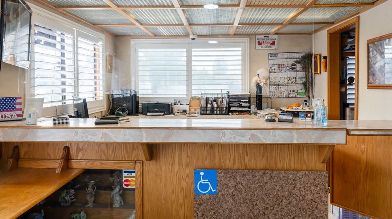 <b>Budget Inn Motel Corcoran Lobby</b>. Images powered by <a href="https://www.leonardoworldwide.com/" title="Leonardo Worldwide" target="_blank">Leonardo</a>.
