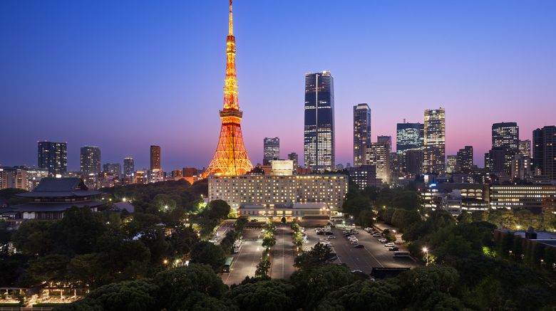 <b>Tokyo Prince Hotel Exterior</b>. Images powered by <a href="https://www.leonardoworldwide.com/" title="Leonardo Worldwide" target="_blank">Leonardo</a>.