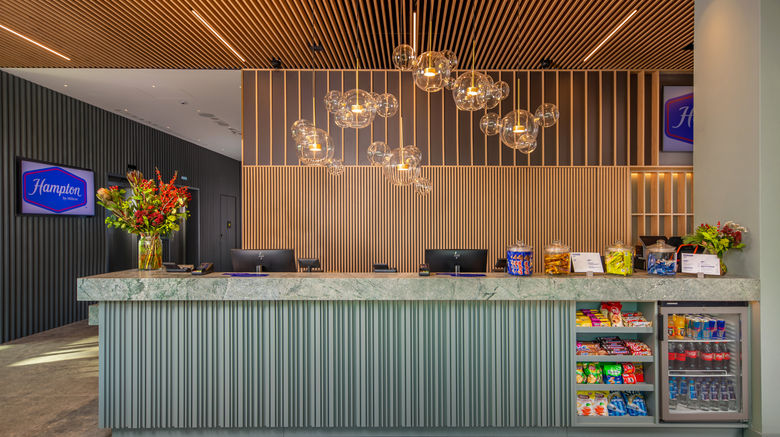 <b>Hampton Wroclaw Airport Lobby</b>. Images powered by <a href="https://www.leonardoworldwide.com/" title="Leonardo Worldwide" target="_blank">Leonardo</a>.
