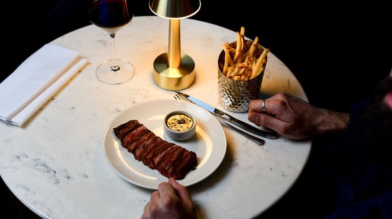 <b>Hotel Indigo London - 1 Leicester Square Restaurant</b>. Images powered by <a href="https://www.leonardoworldwide.com/" title="Leonardo Worldwide" target="_blank">Leonardo</a>.