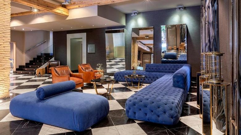 <b>Pamplona Catedral Hotel Lobby</b>. Images powered by <a href="https://www.leonardoworldwide.com/" title="Leonardo Worldwide" target="_blank">Leonardo</a>.