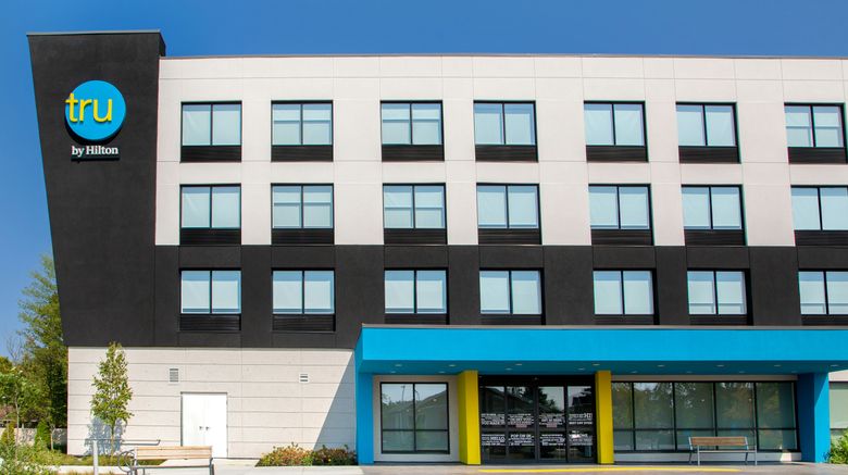 <b>Tru by Hilton Gananoque Exterior</b>. Images powered by <a href="https://www.leonardoworldwide.com/" title="Leonardo Worldwide" target="_blank">Leonardo</a>.