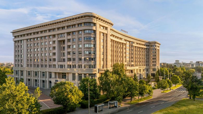 JW Marriott Bucharest Grand Hotel Exterior. Images powered by <a href="https://www.leonardoworldwide.com" target="_blank" rel="noopener">Leonardo</a>.