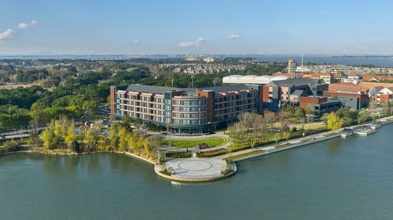 Sheraton Suzhou Yangcheng Lake Exterior. Images powered by <a href="https://www.leonardoworldwide.com" target="_blank" rel="noopener">Leonardo</a>.