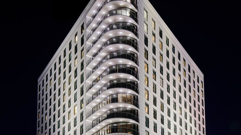 <b>Virgin Hotels Dallas Exterior</b>. Images powered by <a href="https://www.leonardoworldwide.com/" title="Leonardo Worldwide" target="_blank">Leonardo</a>.