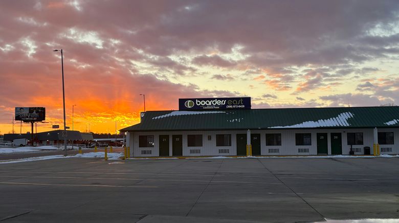 <b>Boarders Inn & Suites by Cobblestone Exterior</b>. Images powered by <a href="https://www.leonardoworldwide.com/" title="Leonardo Worldwide" target="_blank">Leonardo</a>.