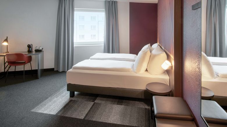 <b>B&B Hotel Frankfurt-Messe Exterior</b>. Images powered by <a href="https://www.leonardoworldwide.com/" title="Leonardo Worldwide" target="_blank">Leonardo</a>.