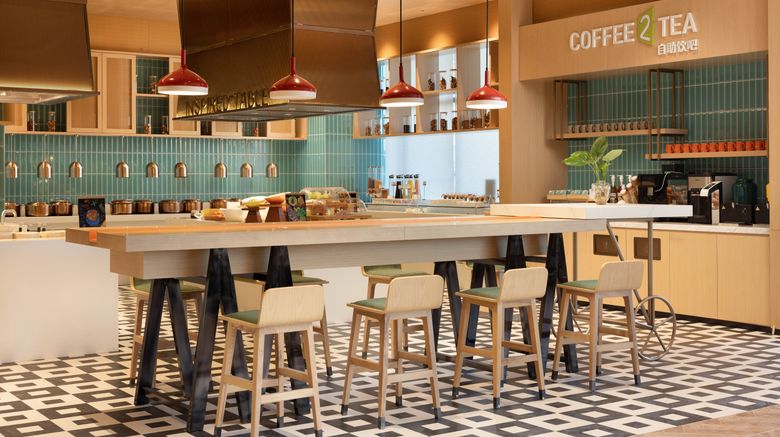 <b>Home2 Suites Hilton KMG Chenggong Restaurant</b>. Images powered by <a href="https://www.leonardoworldwide.com/" title="Leonardo Worldwide" target="_blank">Leonardo</a>.