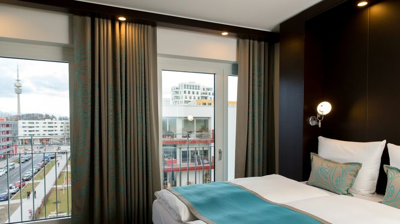 <b>Motel One Munich-Olympia Gate Room</b>. Images powered by <a href="https://www.leonardoworldwide.com/" title="Leonardo Worldwide" target="_blank">Leonardo</a>.