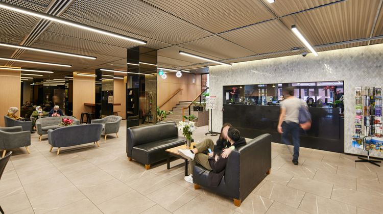 Arrow On Swanston Lobby