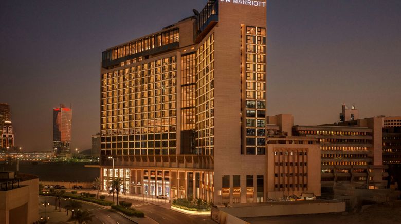 JW Marriott Kuwait Hotel Exterior. Images powered by <a href="https://www.leonardoworldwide.com" target="_blank" rel="noopener">Leonardo</a>.