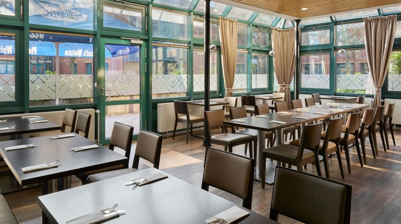 <b>Four Points Flex by Sheraton Hannover Restaurant</b>. Images powered by <a href="https://www.leonardoworldwide.com/" title="Leonardo Worldwide" target="_blank">Leonardo</a>.