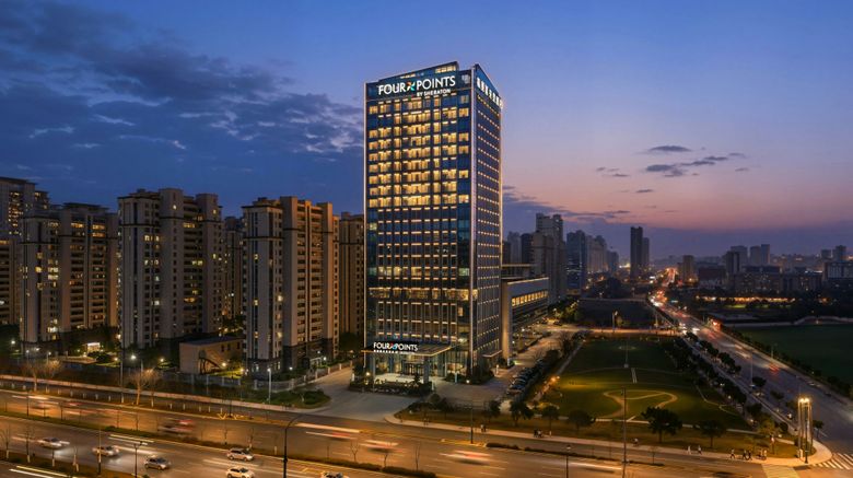 <b>Four Points by Sheraton Hefei Exterior</b>. Images powered by <a href="https://www.leonardoworldwide.com/" title="Leonardo Worldwide" target="_blank">Leonardo</a>.