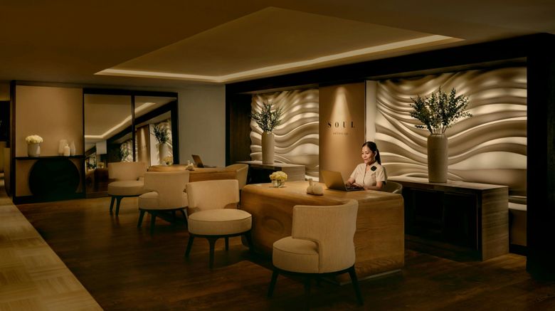 <b>Sheraton Grand Hotel Dubai Spa</b>. Images powered by <a href="https://www.leonardoworldwide.com/" title="Leonardo Worldwide" target="_blank">Leonardo</a>.