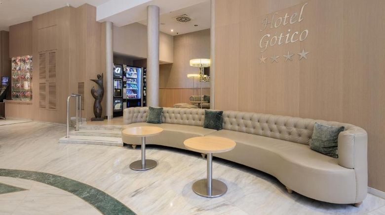 <b>Hotel Gotico Lobby</b>. Images powered by <a href="https://www.leonardoworldwide.com/" title="Leonardo Worldwide" target="_blank">Leonardo</a>.