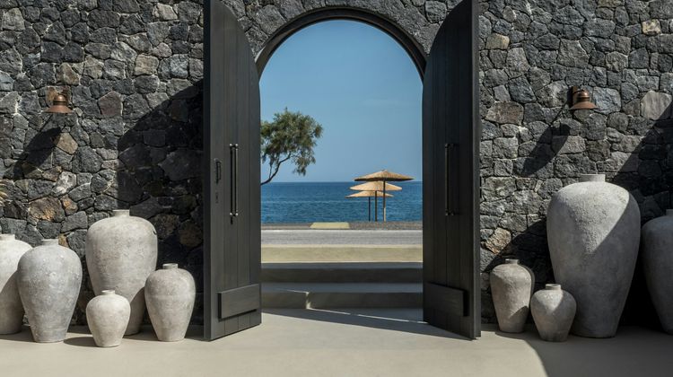 Hotel Istoria, Perivolos Beach Exterior
