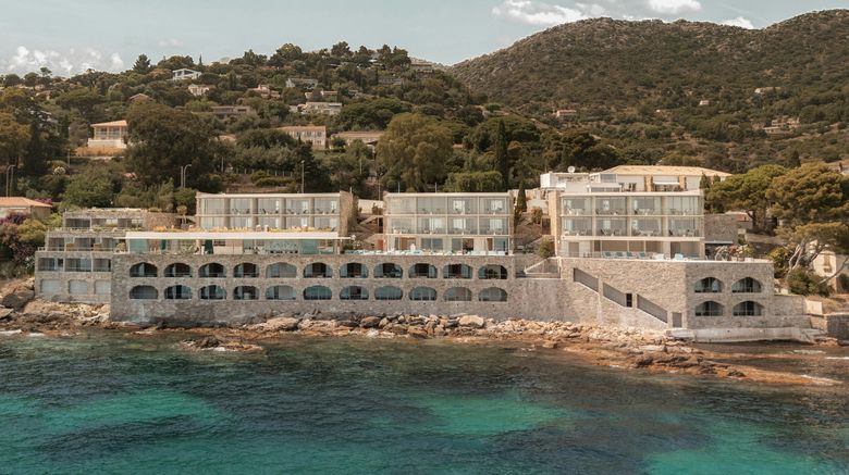 <b>Hotel Les Roches Rouges Exterior</b>. Images powered by <a href="https://www.leonardoworldwide.com/" title="Leonardo Worldwide" target="_blank">Leonardo</a>.