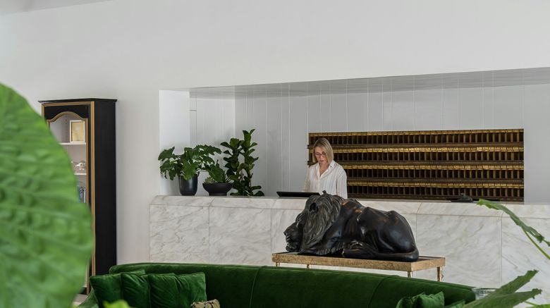 <b>Caramel Grecotel Boutique Resort Lobby</b>. Images powered by <a href="https://www.leonardoworldwide.com/" title="Leonardo Worldwide" target="_blank">Leonardo</a>.